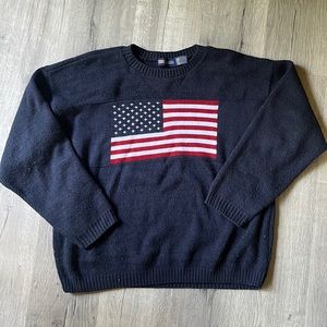 Faded Glory American Flag Sweater